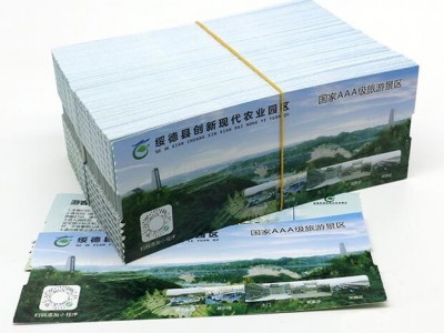 湖南长沙防伪景区门票印刷纸质入场券门票定制量大从优图3