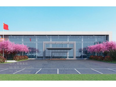 上海建筑效果图制作|厂房俯视图|工厂绿化|大棚俯视图设计图2