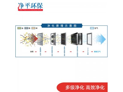 净平自研高低压电场油烟净化一体机 烟罩直排一体机图2