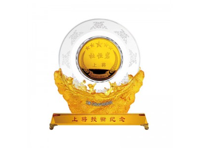 公安奖杯 新警入警/从警周年/光荣退休/荣誉称号纪念品定做厂图3