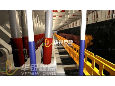 煤矿作业VR_采煤机仿真实训_煤矿事故3D模拟_广州华锐互动图2
