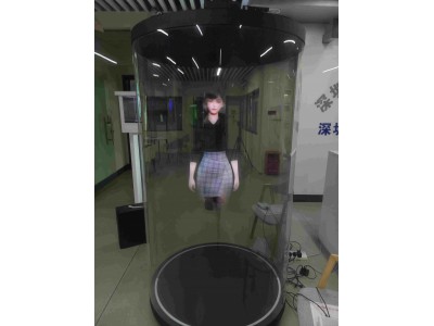 空中成像广告展示、仿真数字人展台、虚拟主持人图2